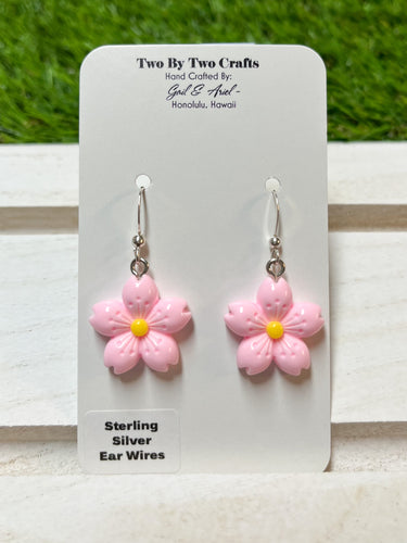 Cherry Blossom Earrings (Sterling Silver)
