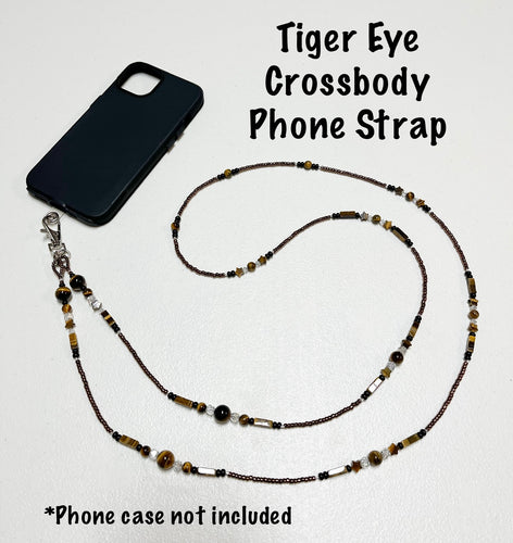 Tiger Eye Crossbody Phone Strap