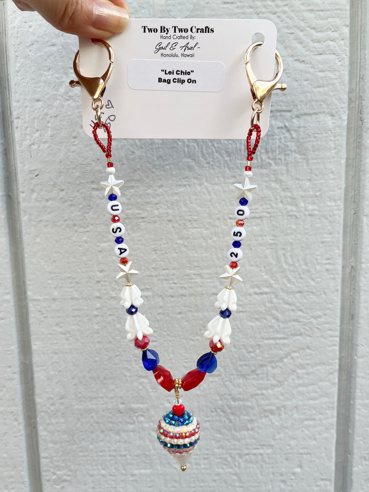 USA 250th Birthday Bag Lei