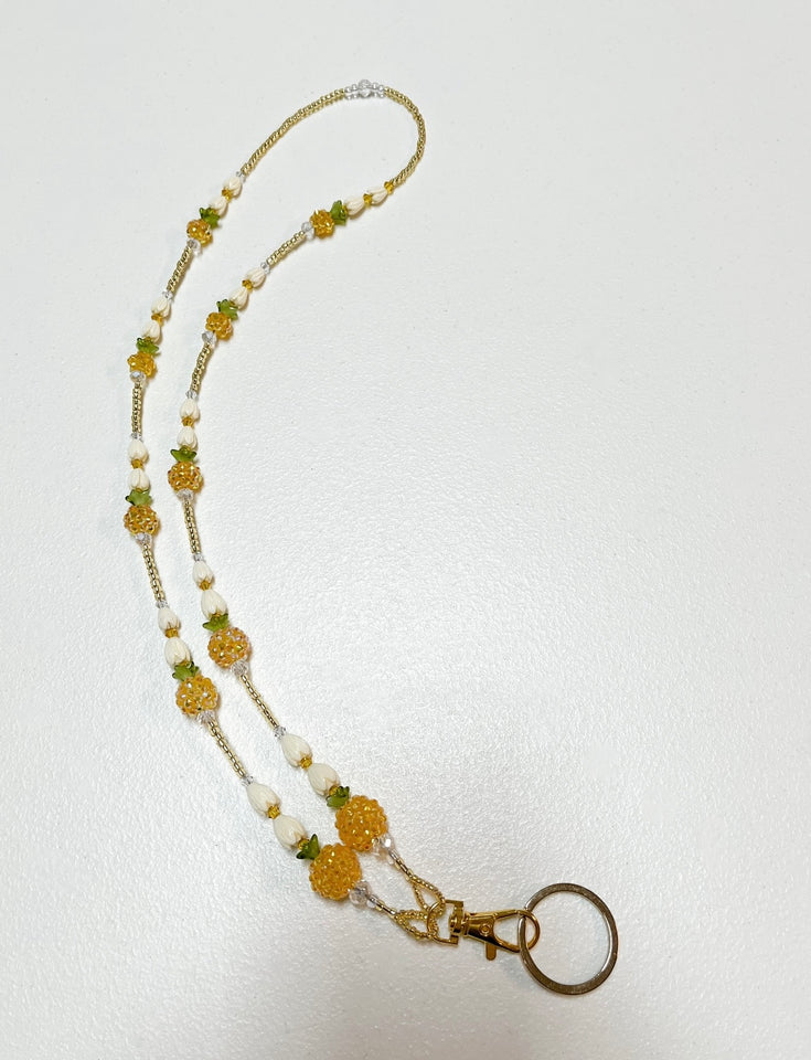 Pikake Pineapple Lanyard