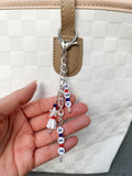 USA 250th Birthday Kazari Charm Chain Set (Silver Chain)