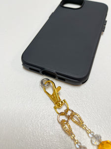 Pineapple Pikake Crossbody Phone Strap