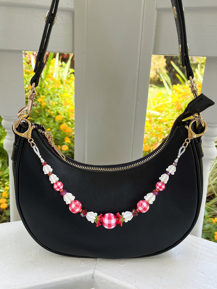 New! Red Country Gingham Bag Lei