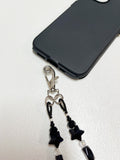 Black Star Crossbody Phone Strap