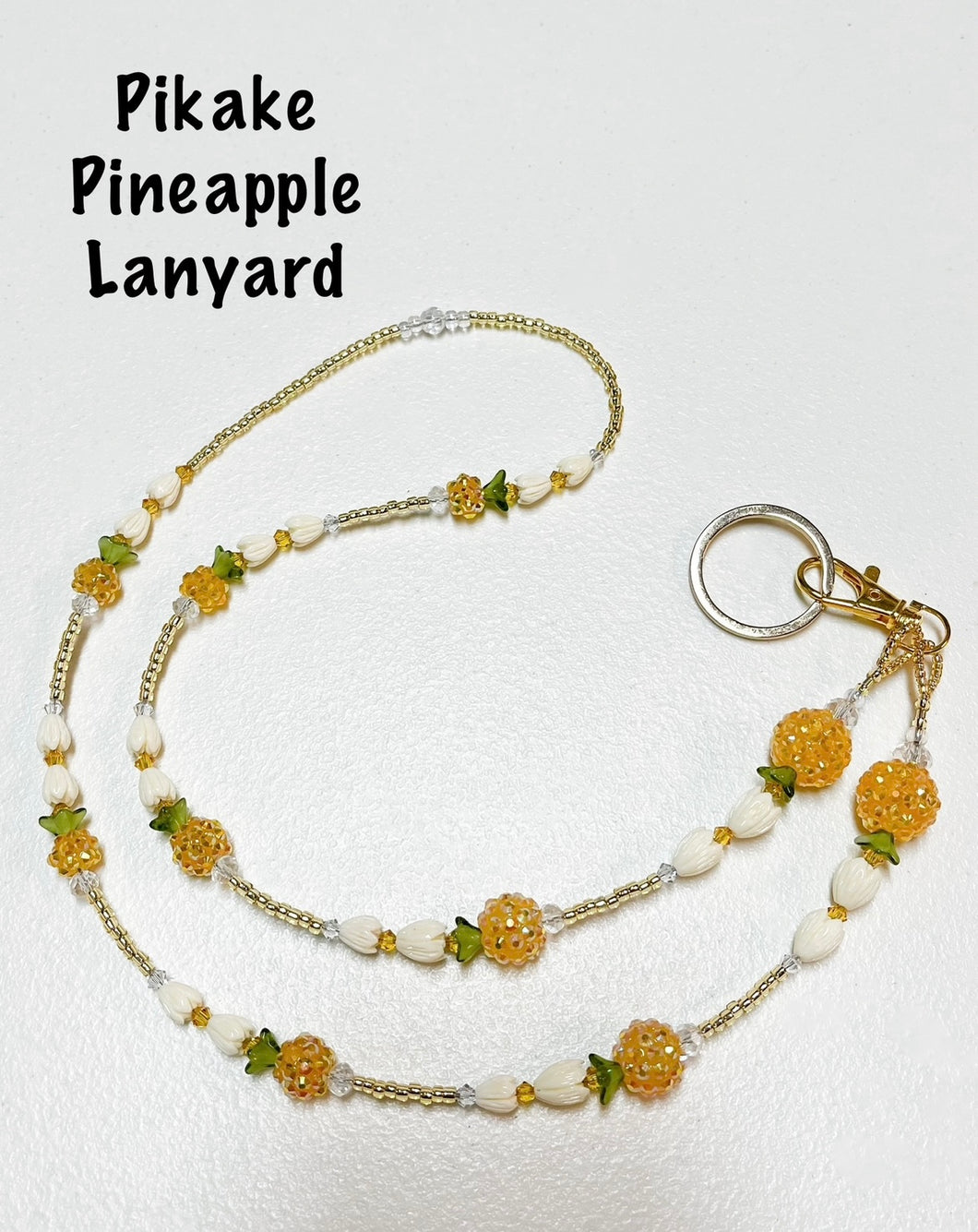 Pikake Pineapple Lanyard