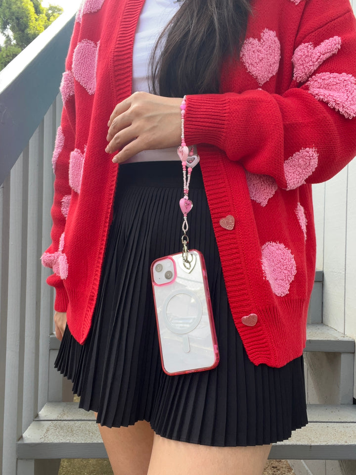 New! Joyful Heart Phone Wristlet