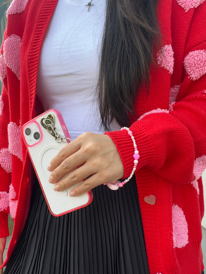 New! Joyful Heart Phone Wristlet