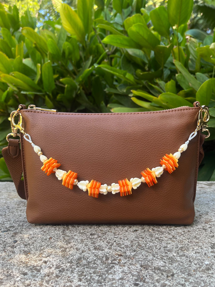 Ilima, Pua Kalaunu, & Pikake Bag Lei