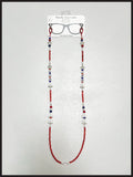 USA 250th Birthday Eyeglass Holder Necklace