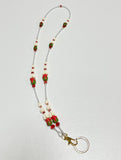 Red Loke & Pikake Lanyard