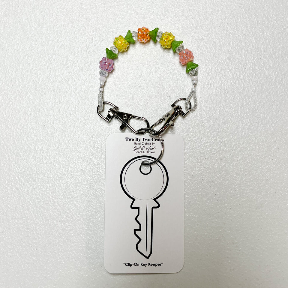 Baby Fruit Loops Clip On Keychain
