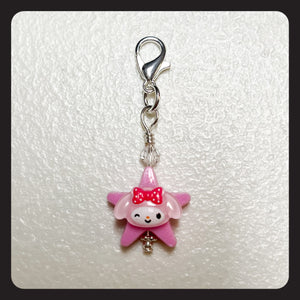 My Melody Charm (silver colored hardware)