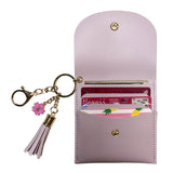 Lilac Envelope Clip On Wallet