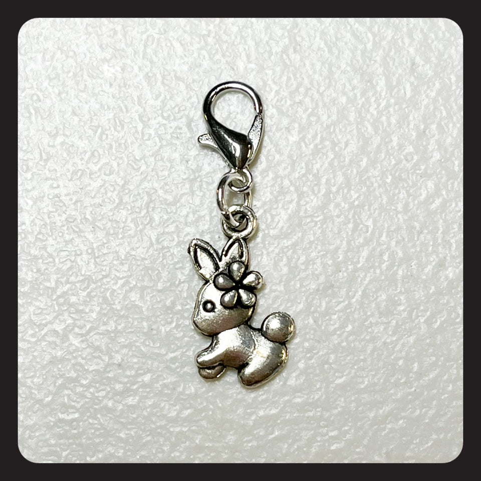 Little Sakura Bunny (silver colored hardware)