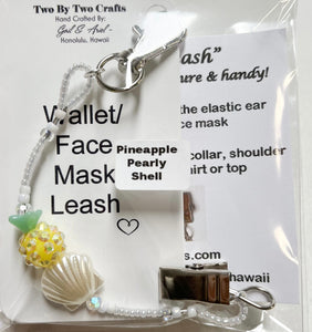 Pineapple Pearly Shell Face Mask Leash