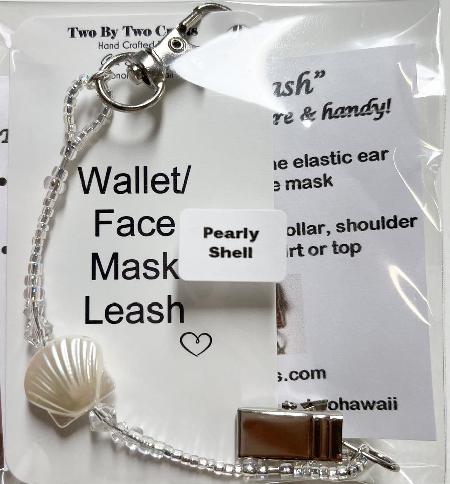 Pearly Shell Face Mask Leash