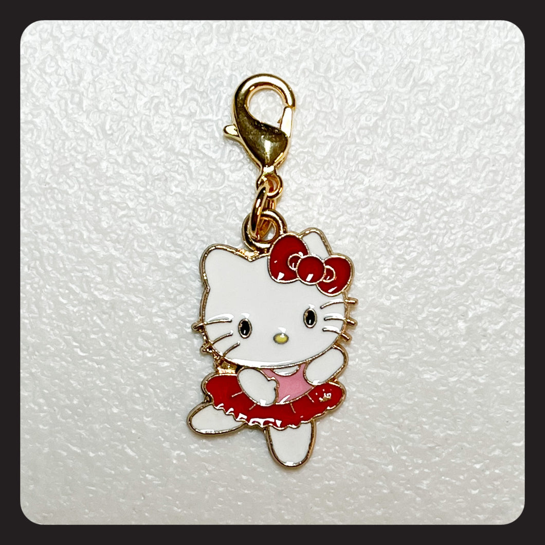 Ballerina Hello Kitty Charm (gold colored hardware)